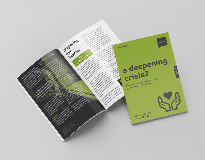Church Booklet Design and Print: Jubilee+ – A Deepening Crisis?