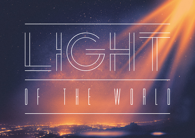 Church Flyer Design and Print: King's Church – Light of the World