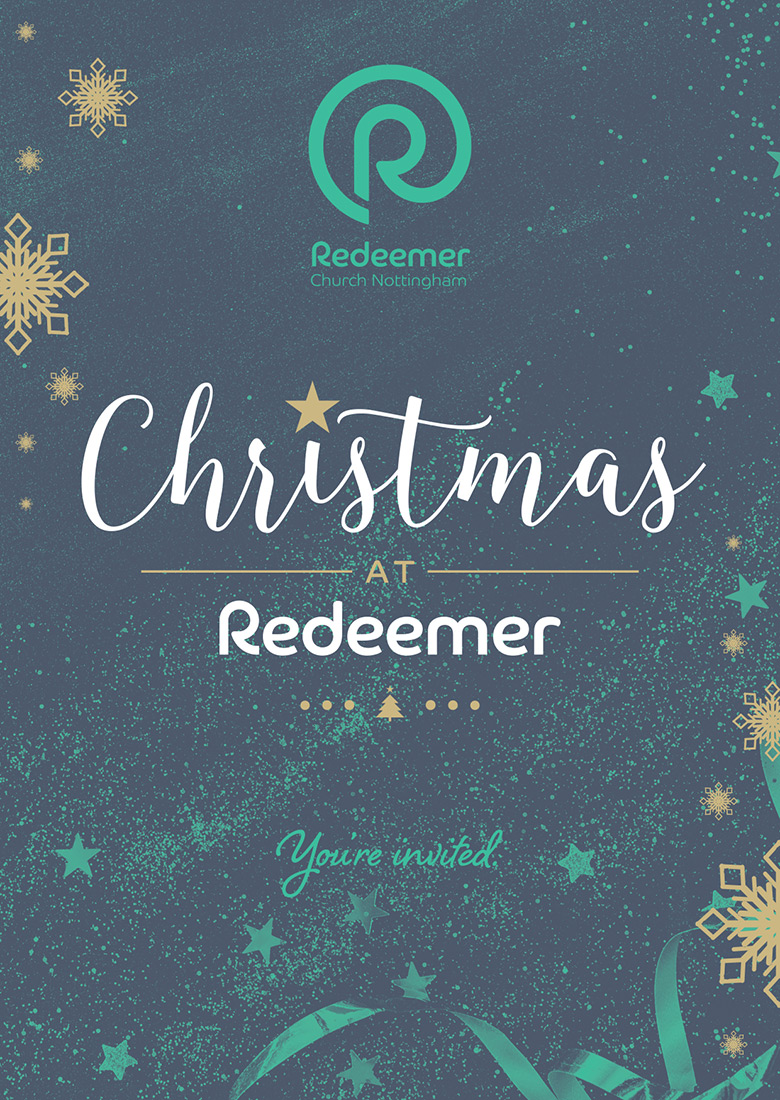 Church Flyer Design and Print: Redeemer Church – Christmas